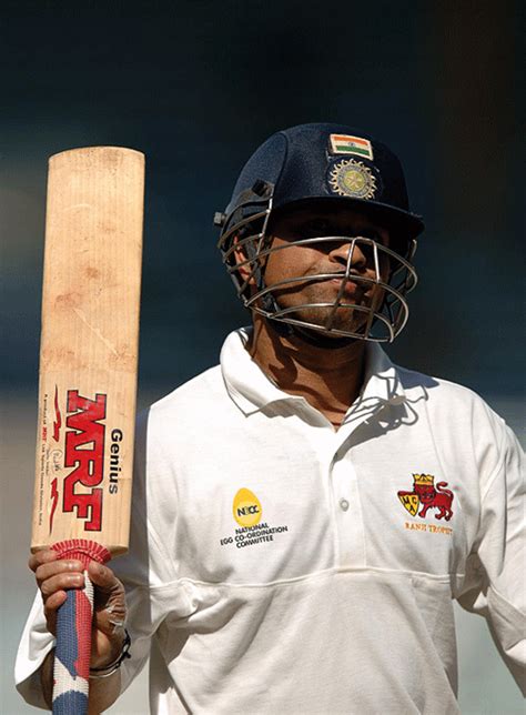 Sachin Tendulkar Leaves The Field After A 129 Ball 105 Against Bengal