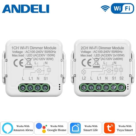 Módulo de interruptor de atenuación inteligente con Wifi Control