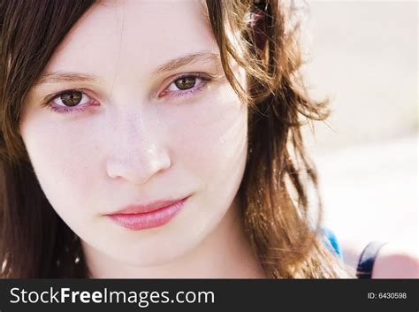 Green Eyed Brunette Free Stock Photos StockFreeImages