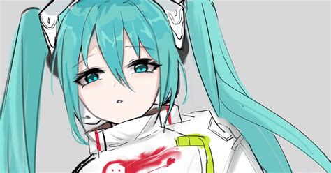 初音ミク 摸了 Mikuningのイラスト Pixiv