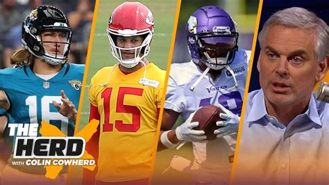 Mahomes Kelce Lawrence Ridley Cousins Jj Highlight Colins Top 10 Qb Wr Duos Nfl The Herd