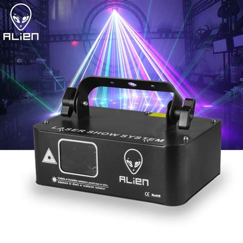 Alien 500mw Rgb Laser Beam Line Scanner Projector Dj Disco Stage Lighting Effect Dance Party