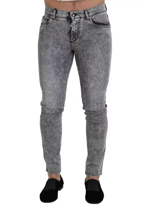 Buy Dolce And Gabbana Dolce And Gabbana Slim Fit Stretch Cotton Denim Jeans