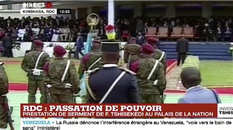 Rdc Prestation De Serment De Felix Tshisekedi Youtube