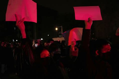 Young Chinese Join Anti Covid Protests Biggest Since 1989 Los