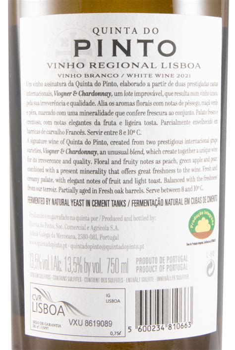 Quinta Do Pinto Viognier Chardonnay Branco