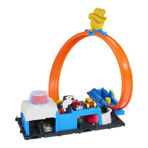 Mattel Hot Wheels Monster Trucks City Σούπερ Αστυνομικό Τμήμα JBM71 Nerdom