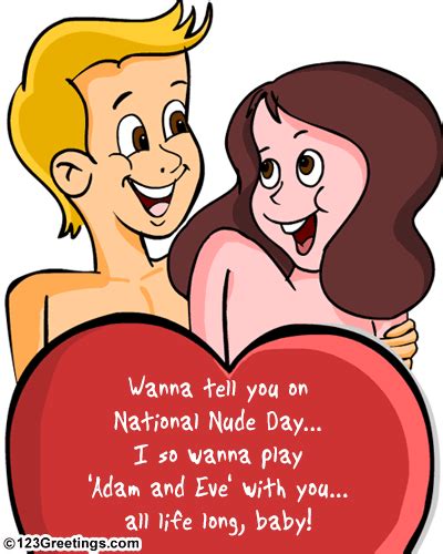 A Fun Card On National Nude Day Free National Nude Day Ecards