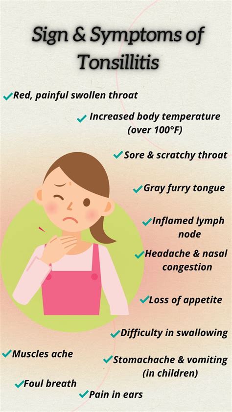 Sign And Symptoms of Tonsillitis - Sore Throat | Symptoms of ...