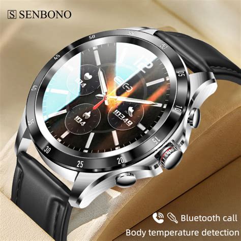 Senbono Business Smart Watch Amoled Hd Display Smart Watch Men S