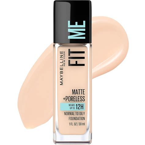 Maybelline Fit Me Matte Poreless Foundation 112 Natural Ivory 1 Fl Oz 30 Ml Amazon