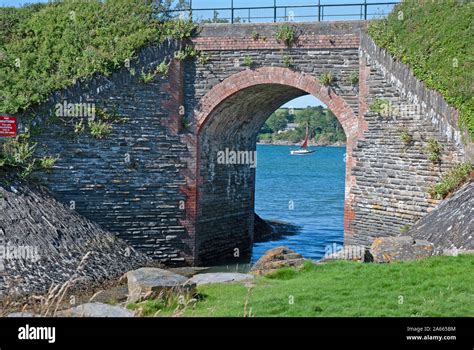 The Former Rail Bridge Now Part Of The Camel Trail Beside The Camel