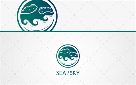 Creative Sea To Sky Logo For Sale - Lobotz LTD