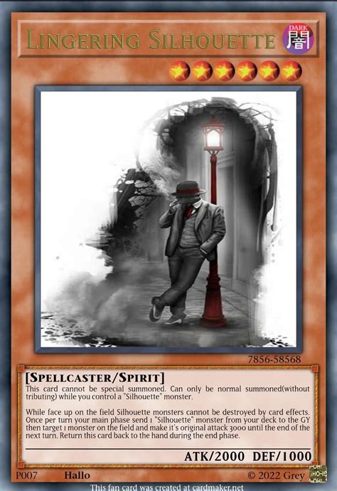 Silhouette Archetype(Spirit inspired) : r/customyugioh