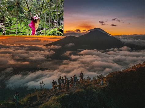 Mount Batur Sunrise Trekking And Swing Tour Bali Sunrise Trekking