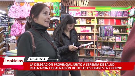 Tvinet Fiscalizaci N Tiles Escolares En Osorno