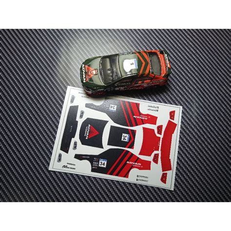 Jual Decal Hot Wheels Nissan Gtr R Advan Shopee Indonesia