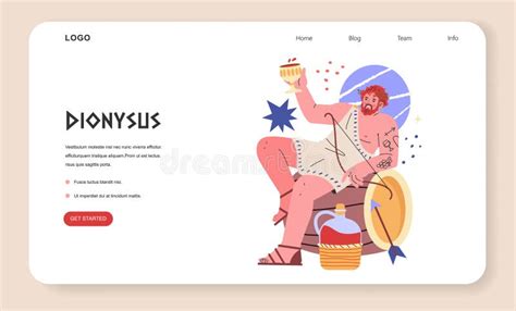 Ancient Greek Gods Flat Vector Stock Vector Illustration Of Greek