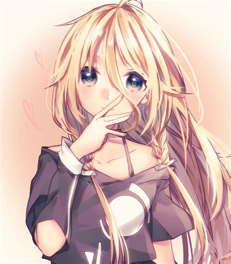 Safebooru 1girl Blonde Hair Blue Eyes Blush Braid Closed Mouth