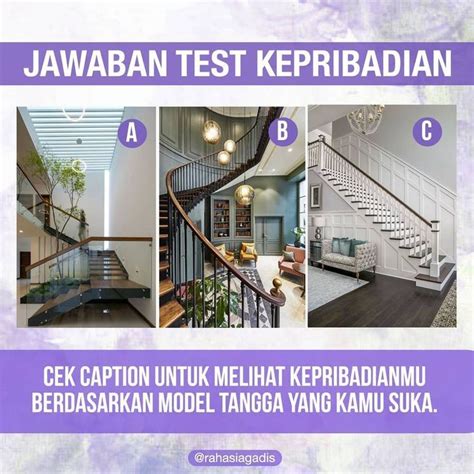 Tes Kepribadian Tangga Mana Yang Kamu Suka Ungkap Watak Tersembunyi