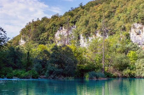 Premium Photo Plitvice Lakes In Croatia Beautiful Summer Landscape With Turquoise Water