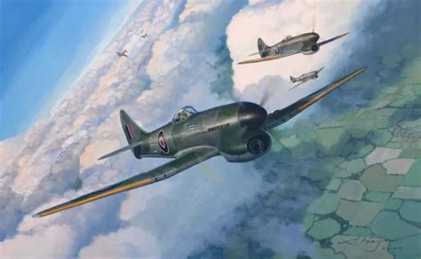 Original Aviation Art Hawker Tempest Original Aviation Art Painting £