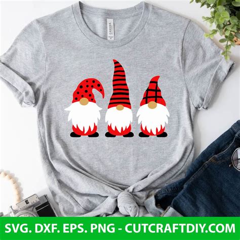 Christmas Gnome SVG Gnomes SVG Gnome SVG Cut File