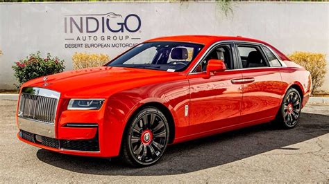 Check The Spec Rolls Royce Ghost Finished In Indy Red