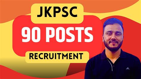 JKPSC JKAS RECRUITMENT 2024 90 POSTS NOTIFICATION OUT YouTube