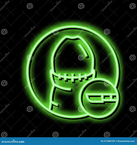 Circumcised Penis Disease Neon Glow Icon Illustration Stock Vector