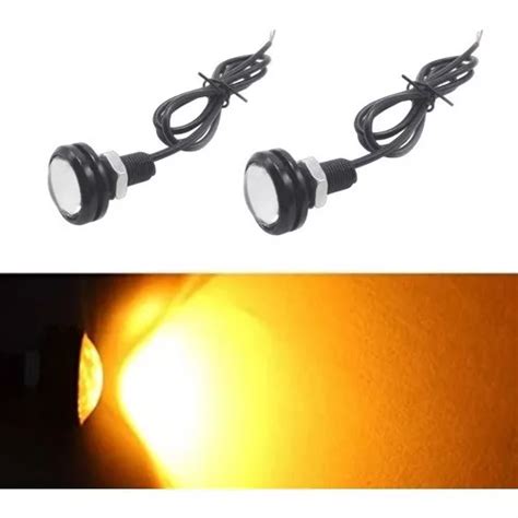 Par Ojo De Aguila Faros Led Tipo Xenon Niebla Mm Drl Pz Mercadolibre