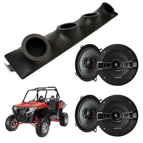 Polaris Rzr Kicker System Ksc50 Custom Quad 4 5 14 Speakers Power