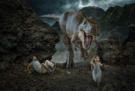 Dinosaur Digital Backdrop Creative Digital Backdrops And Overlays For