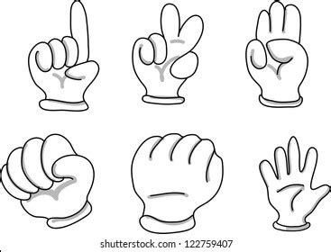 Cartoon Hands Stock Vector Royalty Free 122759407 Shutterstock