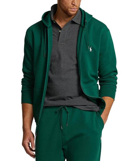 Polo Ralph Lauren Big And Tall Double Knit Full Zip Hoodie Dillards