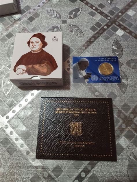 Vatican 50 Cent 2 Euro 2023 Proof BU 3 Monete Catawiki