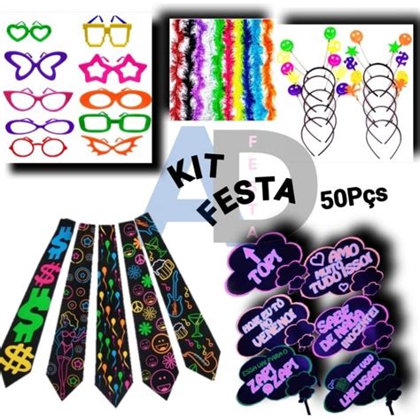 Kit festa 50Pcs 100Pcs 150Pcs Óculos Tiaras Gravatas Marabus