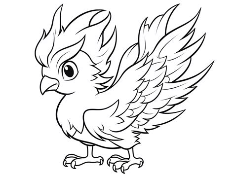 Firebird Coloring Sheet Coloring Page