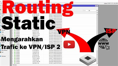 Mikrotik Setting Konfigurasi Routing Static Trafic Tertentu Ke Isp