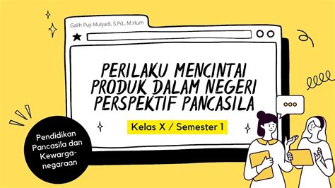 Perilaku Mencintai Produk Dalam Negeri Menurut Perspektif Pancasila