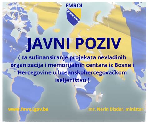 Javni Poziv Za Sufinansiranje Projekata Nevladinih Organizacija I