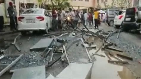 Cyclone Biparjoy Strong Winds Damage Cars Buildings In Rajasthan