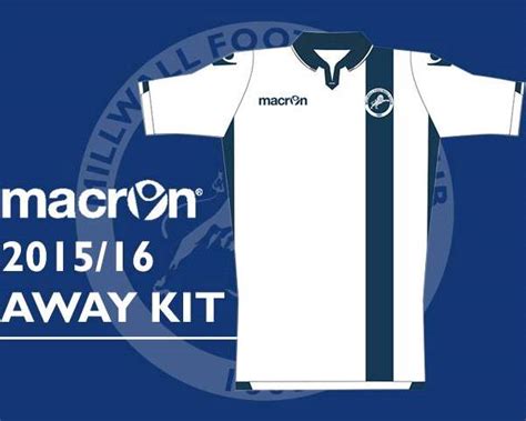 New Millwall Away Kit Macron Millwall Alternate Shirt