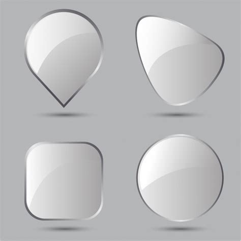 Glass Buttons Vectors Graphic Art Designs In Editable Ai Eps Svg Format Free And Easy