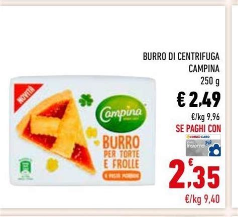 Burro Di Centrifuga Campina Offerta Di Conad Superstore