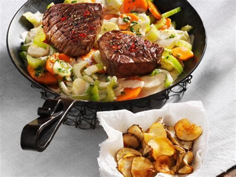 Steak Mit Gem Se Rezept Eat Smarter