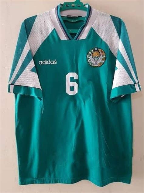 Uzbekistan Home football shirt 1996 - 1997.