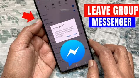 How To Leave A Group Chat In Facebook Messenger Youtube