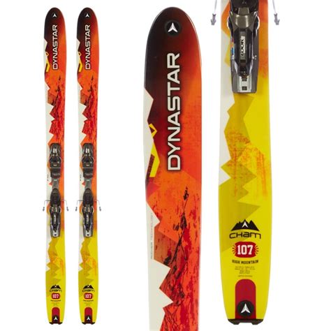 Dynastar Cham 107 High Mountain Skis PX 12 Demo Bindings Used 2014