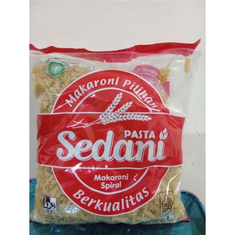 Jual Makaroni Spiral Fussili Sedani 1 Kg Shopee Indonesia